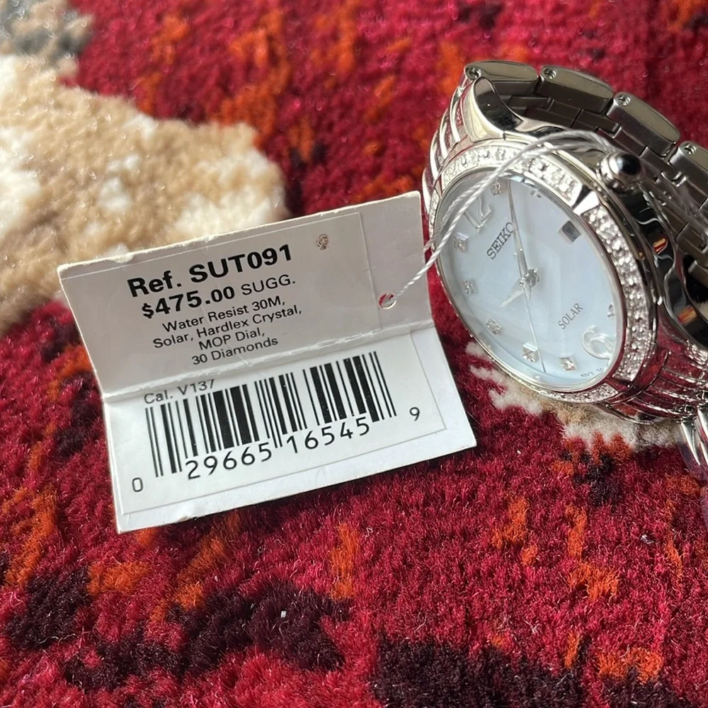 SEIKO Solar Core Diamond Watch - Picture 7 of 13